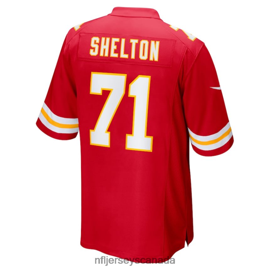 Men Kansas City Chiefs Danny Shelton Nike Red Game Player Jersey Clothing NFL TBXFR64899