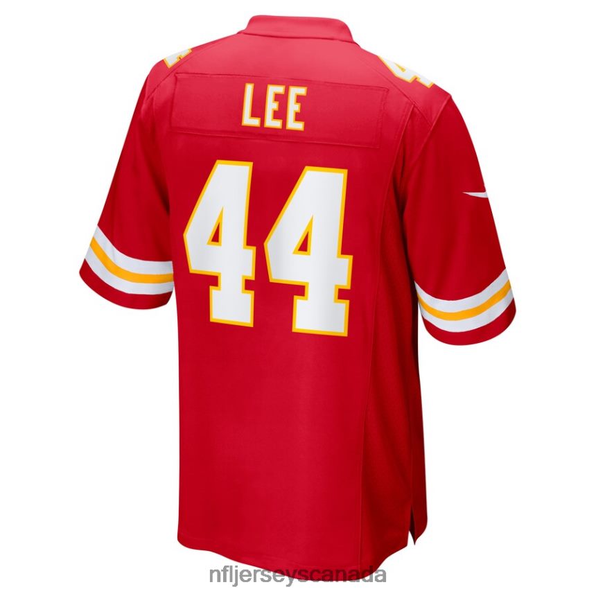 Men Kansas City Chiefs Elijah Lee Nike Red Game Player Jersey Clothing NFL TBXFR63411