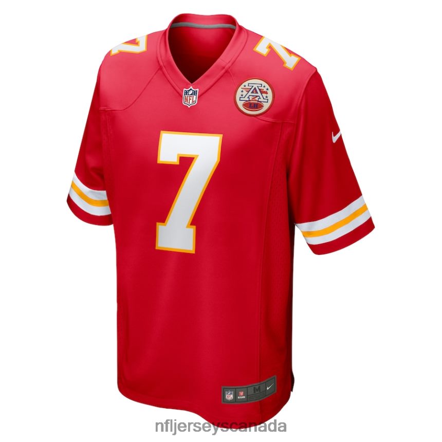 Men Kansas City Chiefs Harrison Butker Nike Red Game Jersey Clothing NFL TBXFR6703
