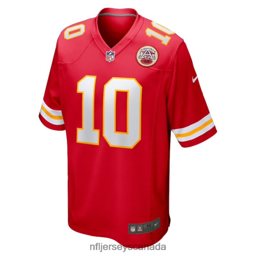 Men Kansas City Chiefs Isiah Pacheco Nike Red Game Player Jersey Clothing NFL TBXFR696