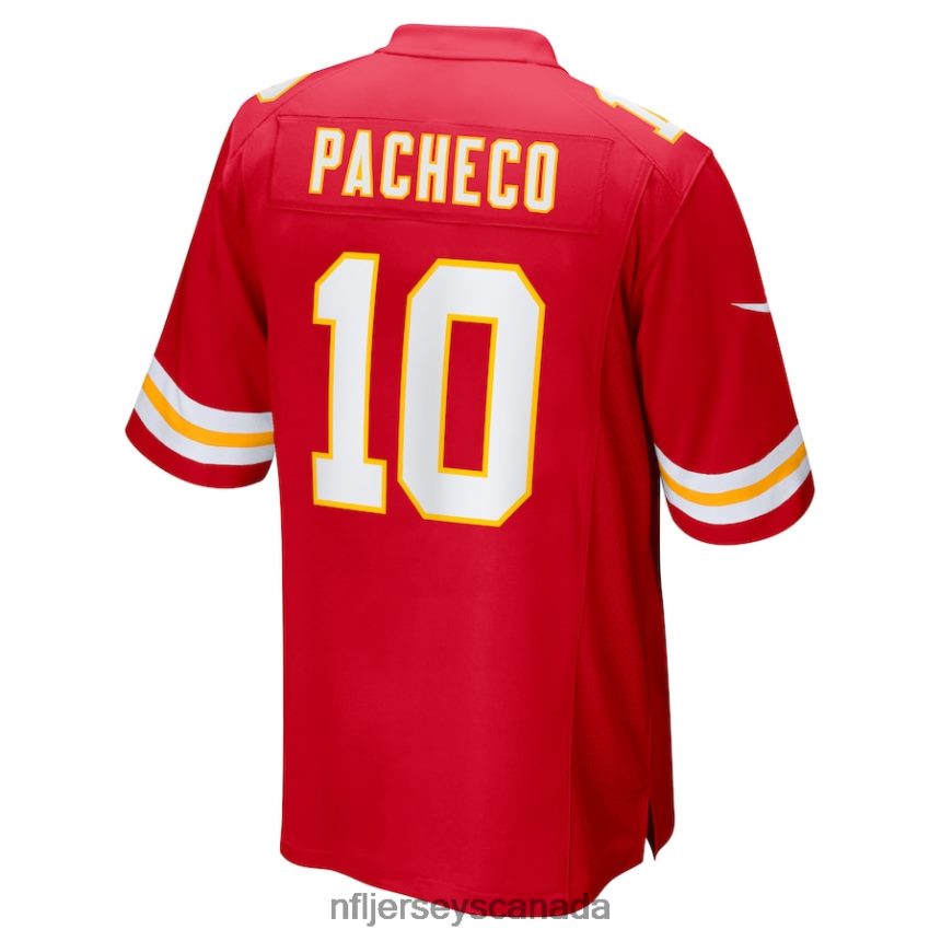 Men Kansas City Chiefs Isiah Pacheco Nike Red Game Player Jersey Clothing NFL TBXFR696