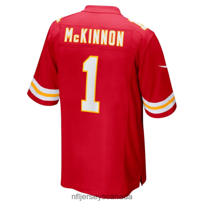 Men Kansas City Chiefs Jerick McKinnon Nike Red Game Player Jersey Clothing NFL TBXFR62709