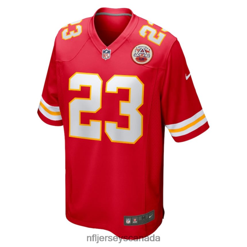 Men Kansas City Chiefs Joshua Williams Nike Red Game Player Jersey Clothing NFL TBXFR62430