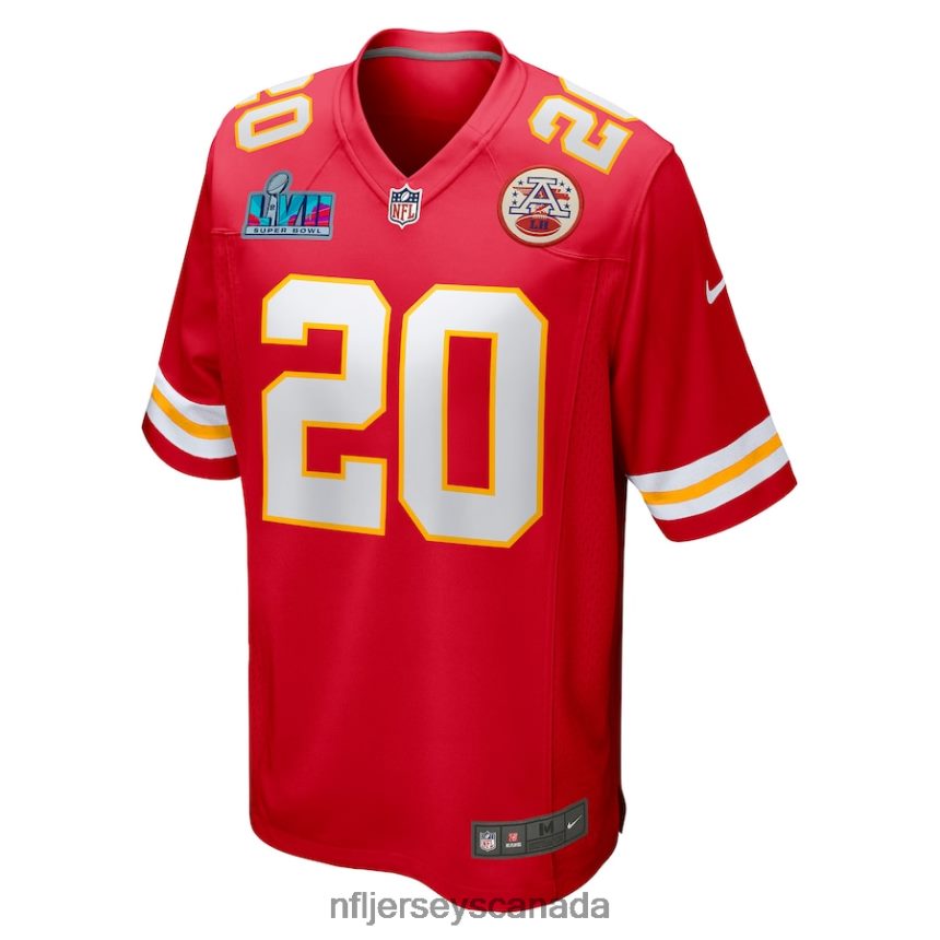 Men Kansas City Chiefs Justin Reid Nike Red Super Bowl LVII Patch Game Jersey Clothing NFL TBXFR63154