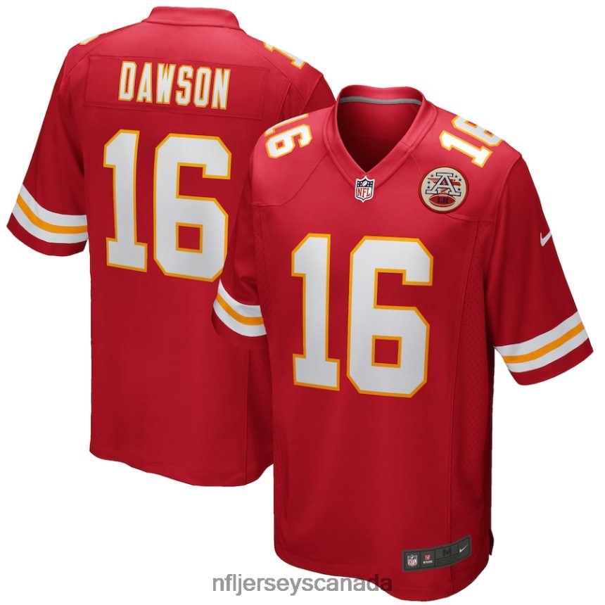 Men Kansas City Chiefs Len Dawson Nike Red Game Retired Player Jersey Clothing NFL TBXFR6839