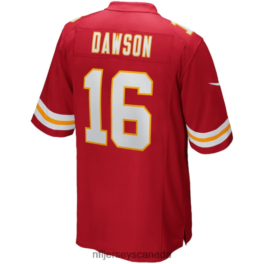 Men Kansas City Chiefs Len Dawson Nike Red Game Retired Player Jersey Clothing NFL TBXFR6839
