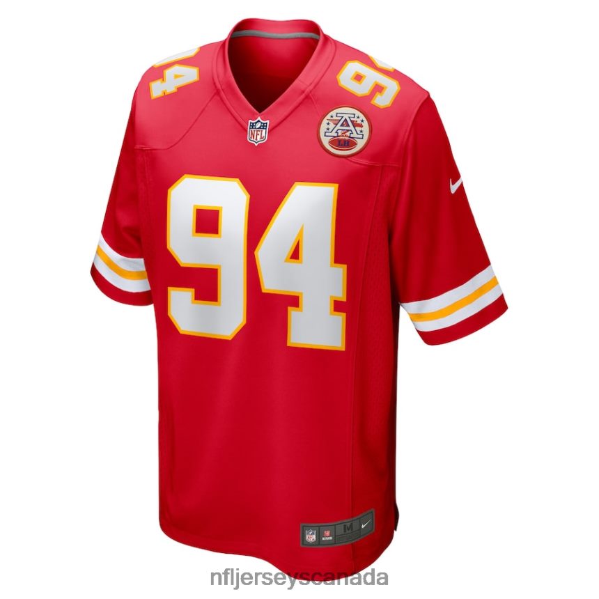 Men Kansas City Chiefs Malik Herring Nike Red Team Game Player Jersey Clothing NFL TBXFR63265