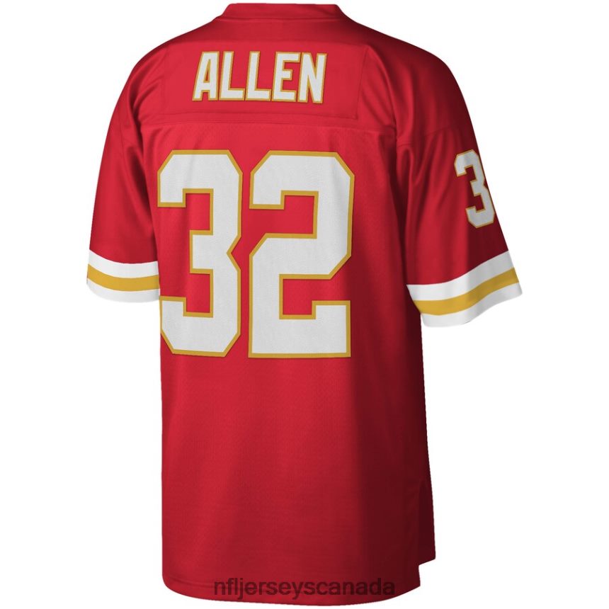 Men Kansas City Chiefs Marcus Allen Mitchell  Ness Red 1994 Legacy Replica Jersey Clothing NFL TBXFR62544