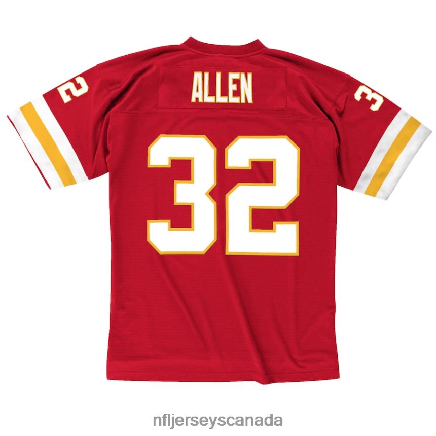 Men Kansas City Chiefs Marcus Allen Mitchell  Ness Red 1994 Retired Player Legacy Replica Jersey Clothing NFL TBXFR63592