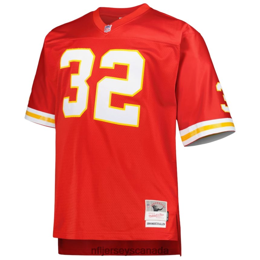Men Kansas City Chiefs Marcus Allen Mitchell  Ness Red Big  Tall 1994 Retired Player Replica Jersey Clothing NFL TBXFR61679