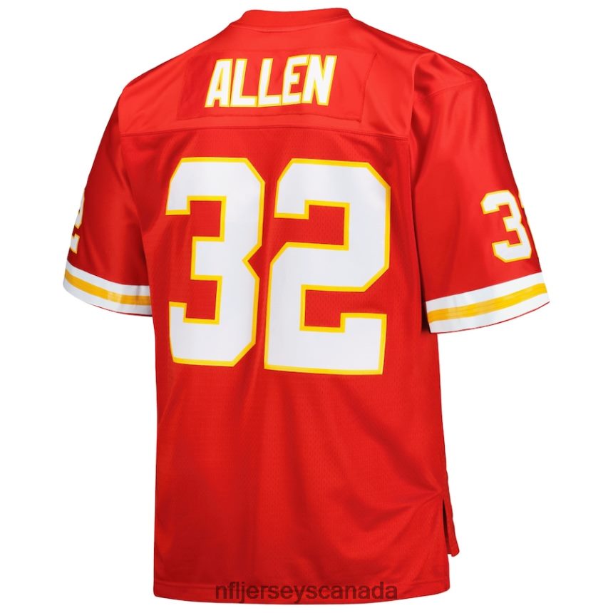 Men Kansas City Chiefs Marcus Allen Mitchell  Ness Red Big  Tall 1994 Retired Player Replica Jersey Clothing NFL TBXFR61679