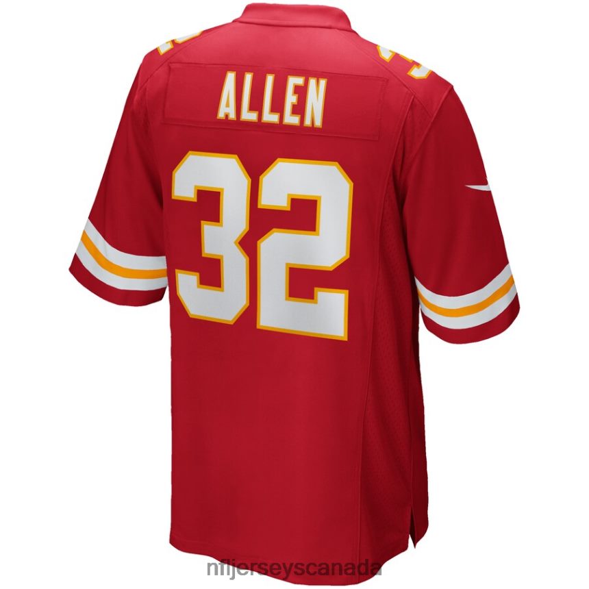 Men Kansas City Chiefs Marcus Allen Nike Red Game Retired Player Jersey Clothing NFL TBXFR61942