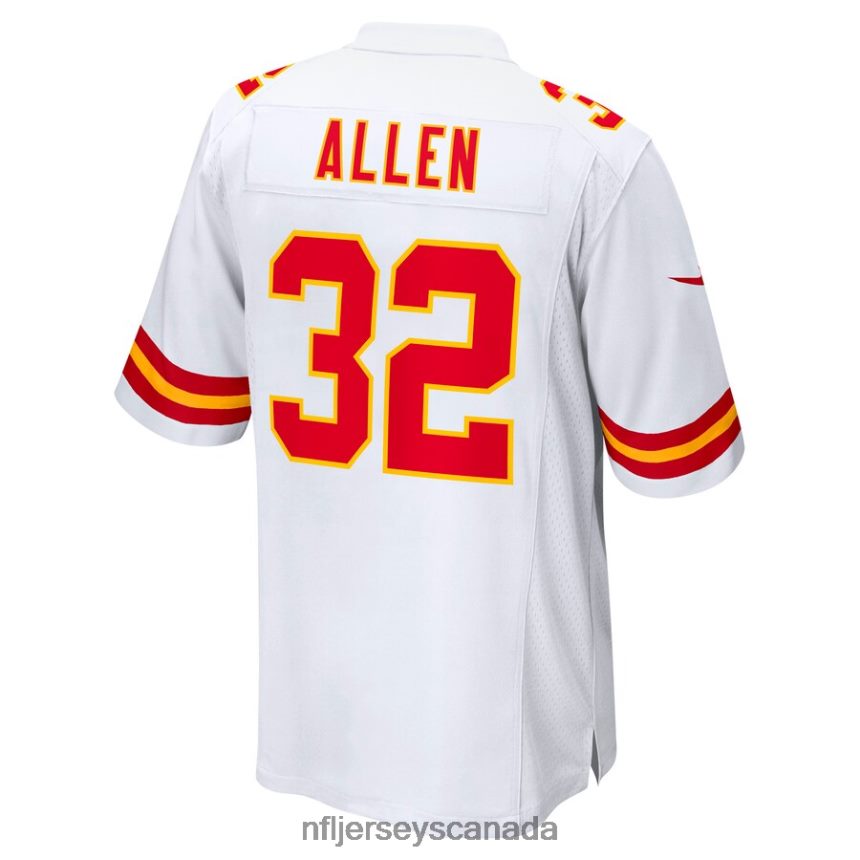 Men Kansas City Chiefs Marcus Allen Nike White Retired Player Game Jersey Clothing NFL TBXFR63283