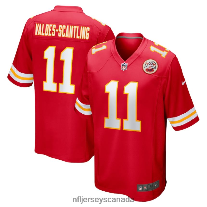 Men Kansas City Chiefs Marquez Valdes-Scantling Nike Red Game Jersey Clothing NFL TBXFR62230