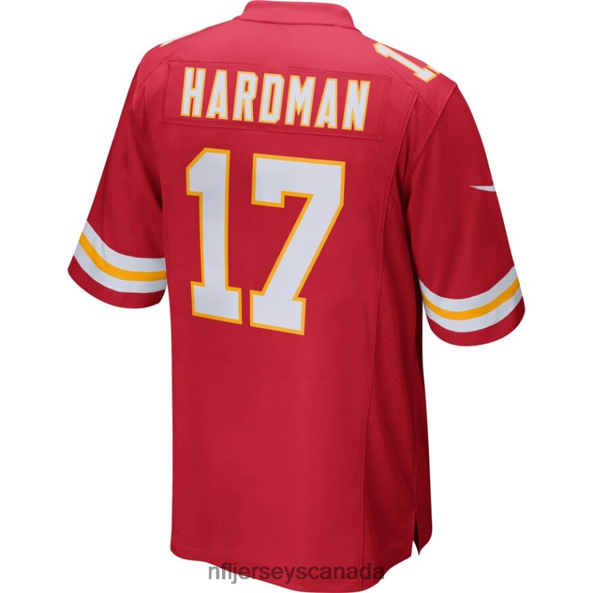 Men Kansas City Chiefs Mecole Hardman Nike Red Game Jersey Clothing NFL TBXFR61497