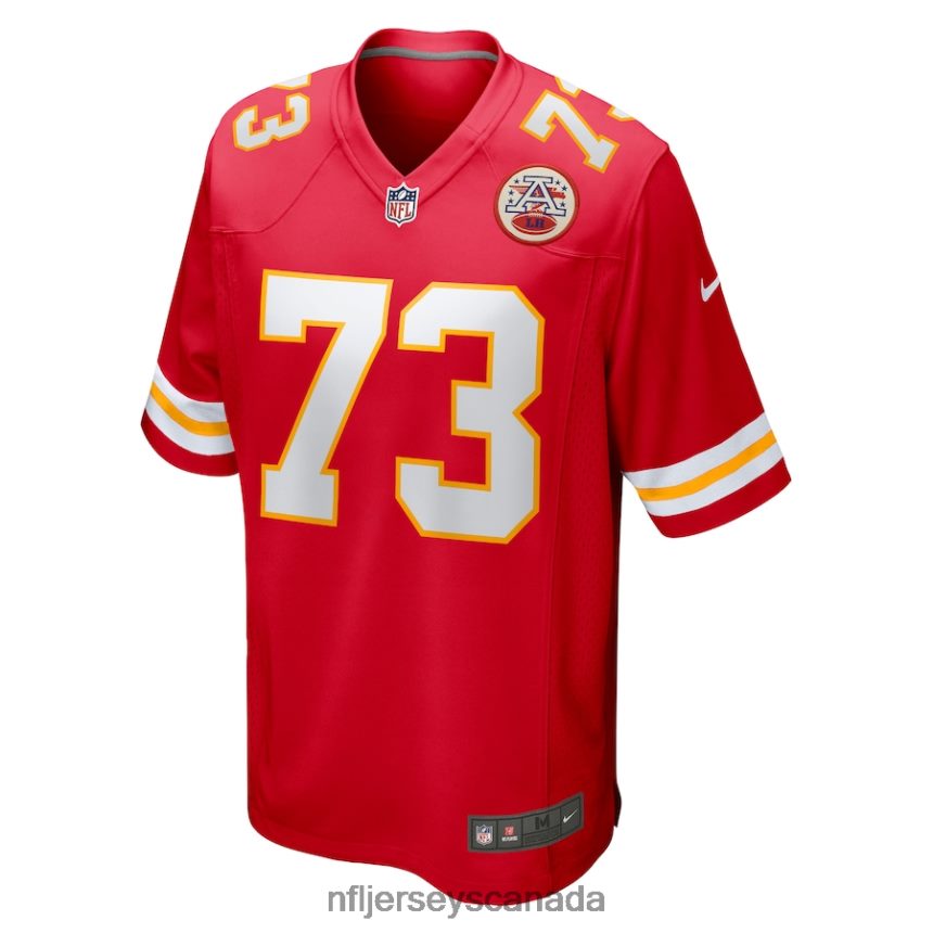 Men Kansas City Chiefs Nick Allegretti Nike Red Game Jersey Clothing NFL TBXFR63206