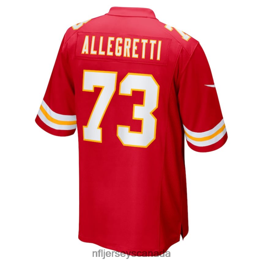 Men Kansas City Chiefs Nick Allegretti Nike Red Game Jersey Clothing NFL TBXFR63206