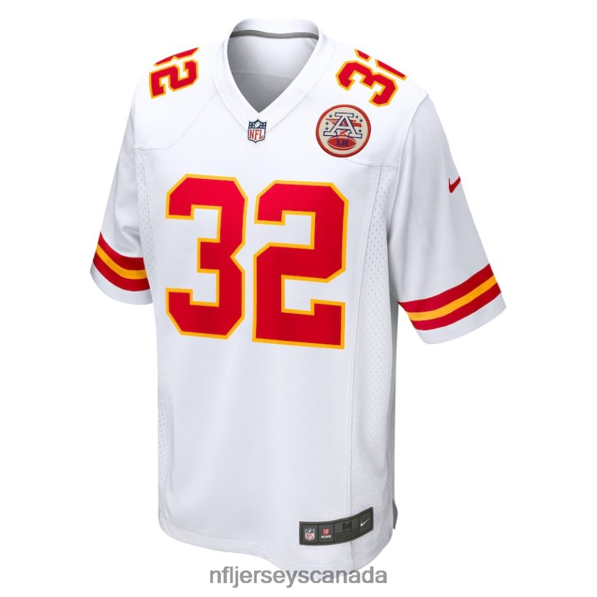 Men Kansas City Chiefs Nick Bolton Nike White Away Game Player Jersey Clothing NFL TBXFR6904
