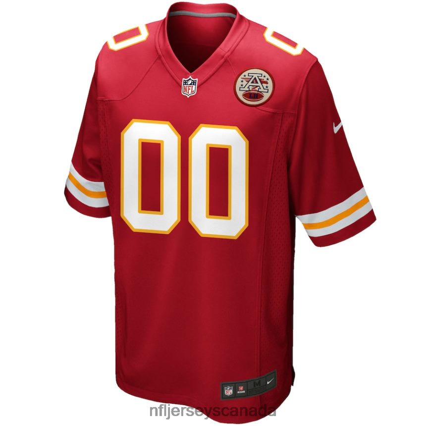 Men Kansas City Chiefs Nike Red Custom Game Jersey Clothing NFL TBXFR619