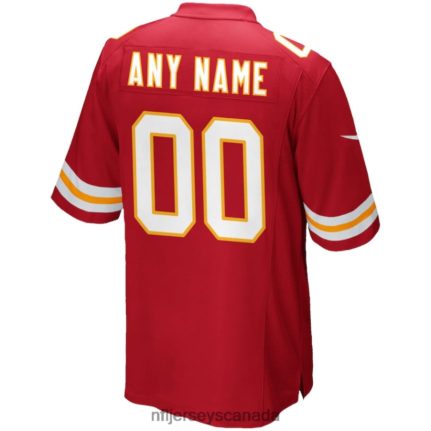 Men Kansas City Chiefs Nike Red Custom Game Jersey Clothing NFL TBXFR619