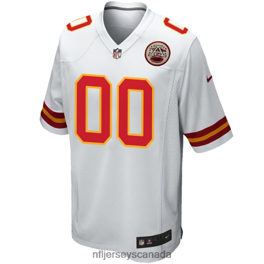 Men Kansas City Chiefs Nike White Custom Game Jersey Clothing NFL TBXFR6363