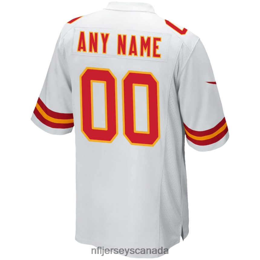 Men Kansas City Chiefs Nike White Custom Game Jersey Clothing NFL TBXFR6363
