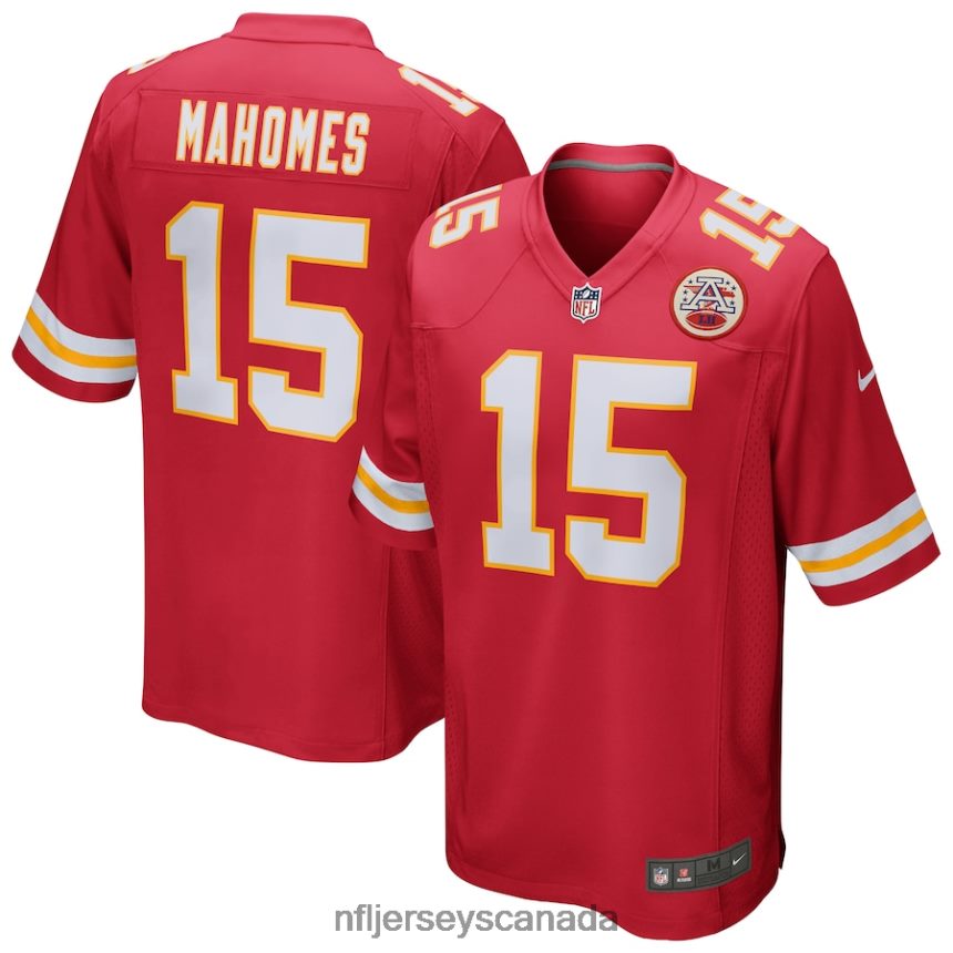 Men Kansas City Chiefs Patrick Mahomes Nike Red Game Jersey Clothing NFL TBXFR68
