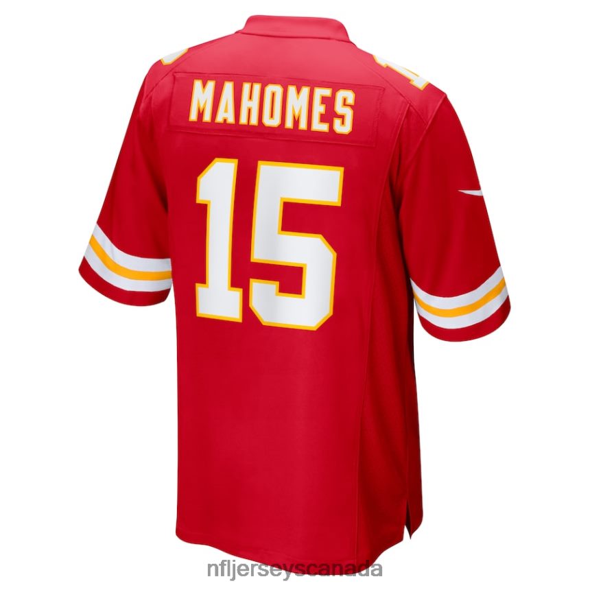 Men Kansas City Chiefs Patrick Mahomes Nike Red Super Bowl LVII Patch Game Jersey Clothing NFL TBXFR65