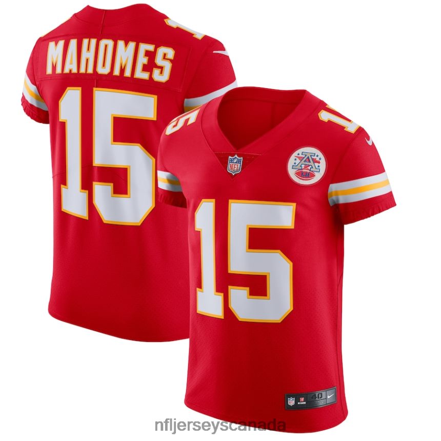 Men Kansas City Chiefs Patrick Mahomes Nike Red Vapor Elite Jersey Clothing NFL TBXFR6462