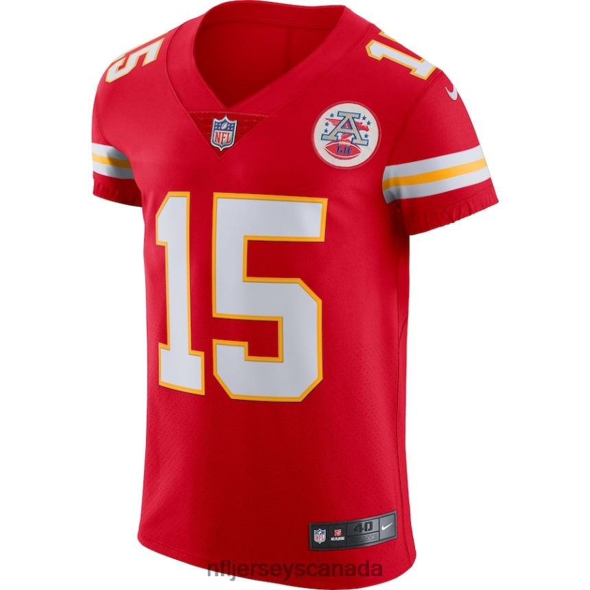 Men Kansas City Chiefs Patrick Mahomes Nike Red Vapor Elite Jersey Clothing NFL TBXFR6462