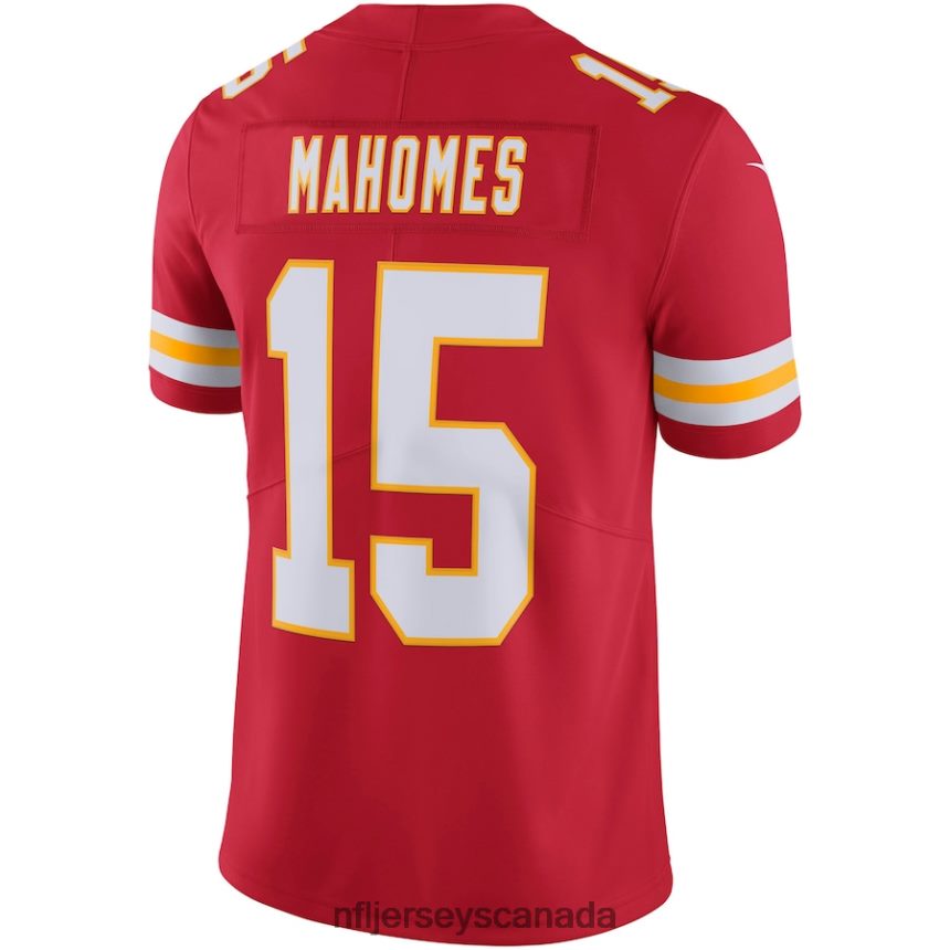 Men Kansas City Chiefs Patrick Mahomes Nike Red Vapor Untouchable Limited Jersey Clothing NFL TBXFR662