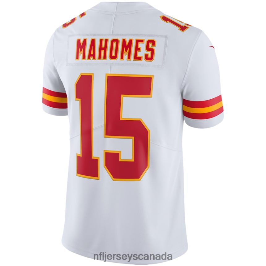 Men Kansas City Chiefs Patrick Mahomes Nike White Vapor Limited Jersey Clothing NFL TBXFR61186