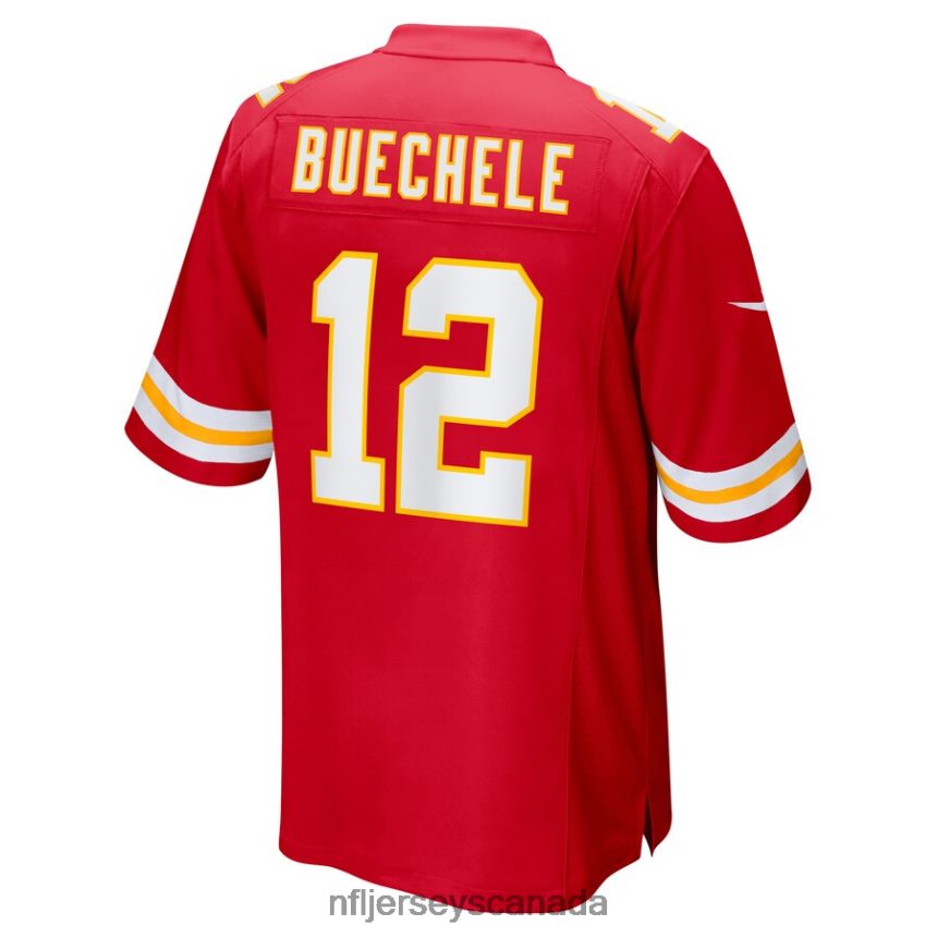 Men Kansas City Chiefs Shane Buechele Nike Red Game Player Jersey Clothing NFL TBXFR64401