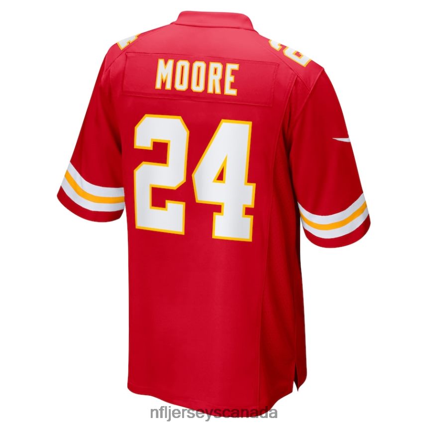 Men Kansas City Chiefs Skyy Moore Nike Red Game Player Jersey Clothing NFL TBXFR6787