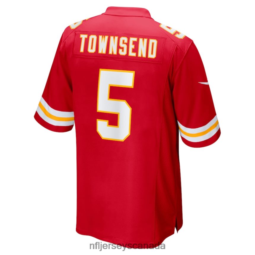 Men Kansas City Chiefs Tommy Townsend Nike Red Game Jersey Clothing NFL TBXFR62084