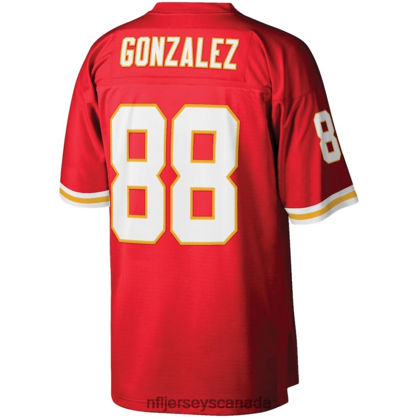 Men Kansas City Chiefs Tony Gonzalez Mitchell  Ness Red Retired Player Legacy Replica Jersey Clothing NFL TBXFR63128