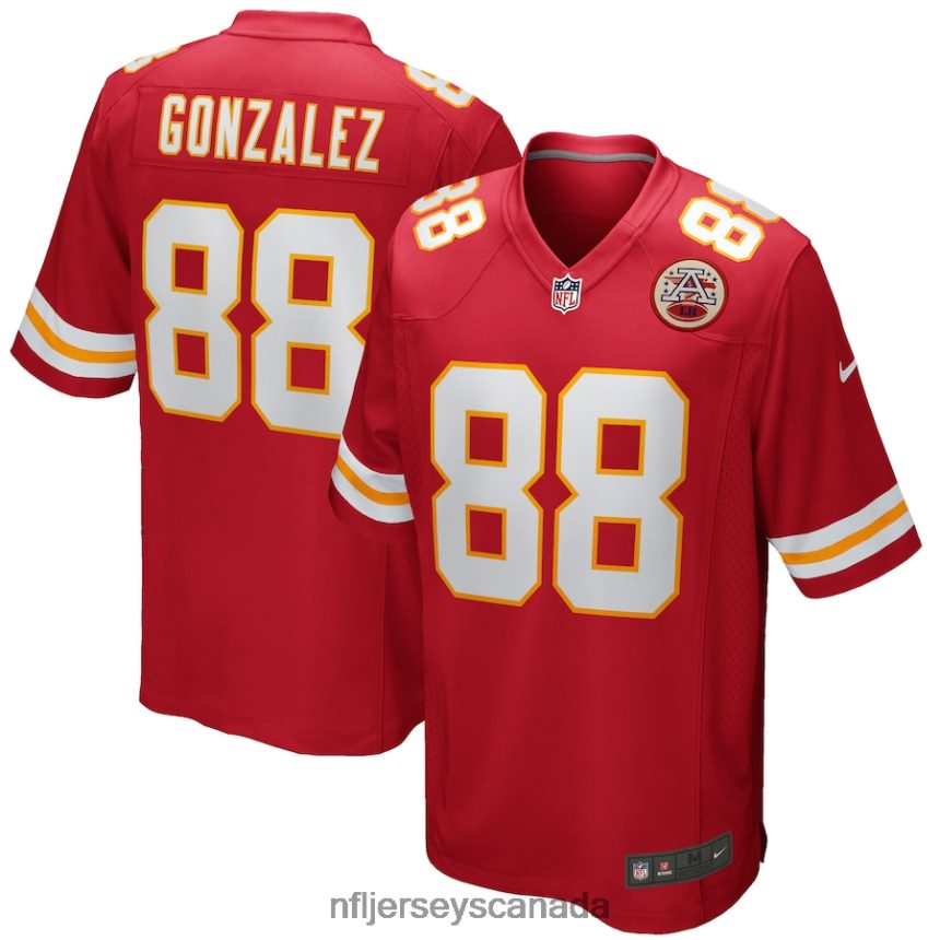 Men Kansas City Chiefs Tony Gonzalez Nike Red Game Retired Player Jersey Clothing NFL TBXFR61703