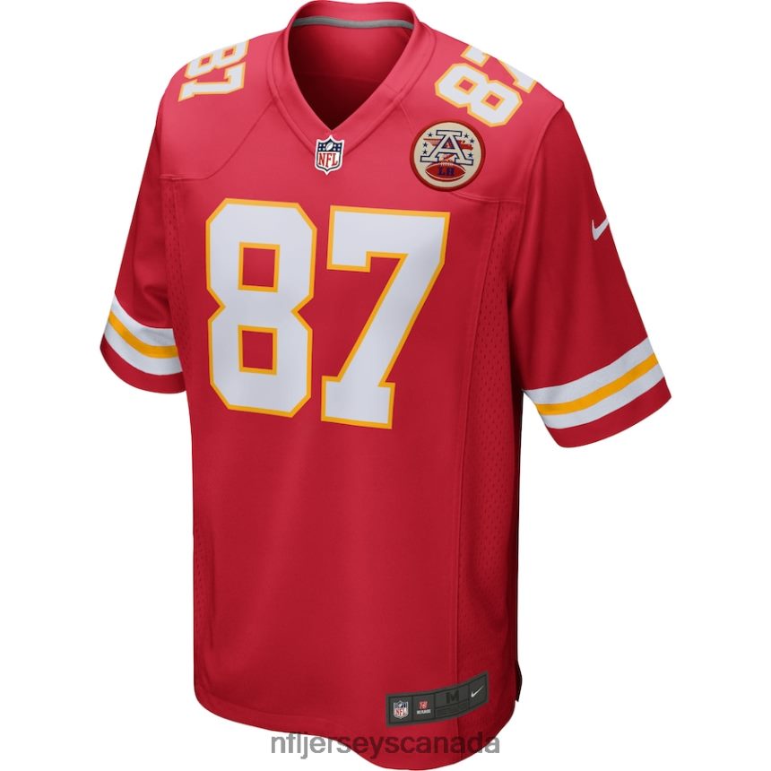 Men Kansas City Chiefs Travis Kelce Nike Red Game Jersey Clothing NFL TBXFR6332