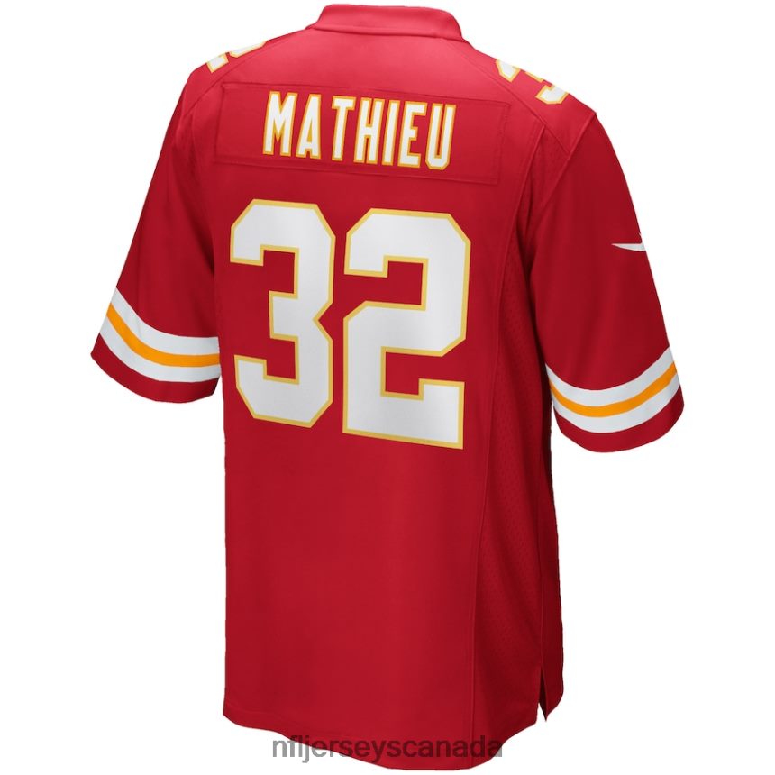 Men Kansas City Chiefs Tyrann Mathieu Nike Red Game Player Jersey Clothing NFL TBXFR61595