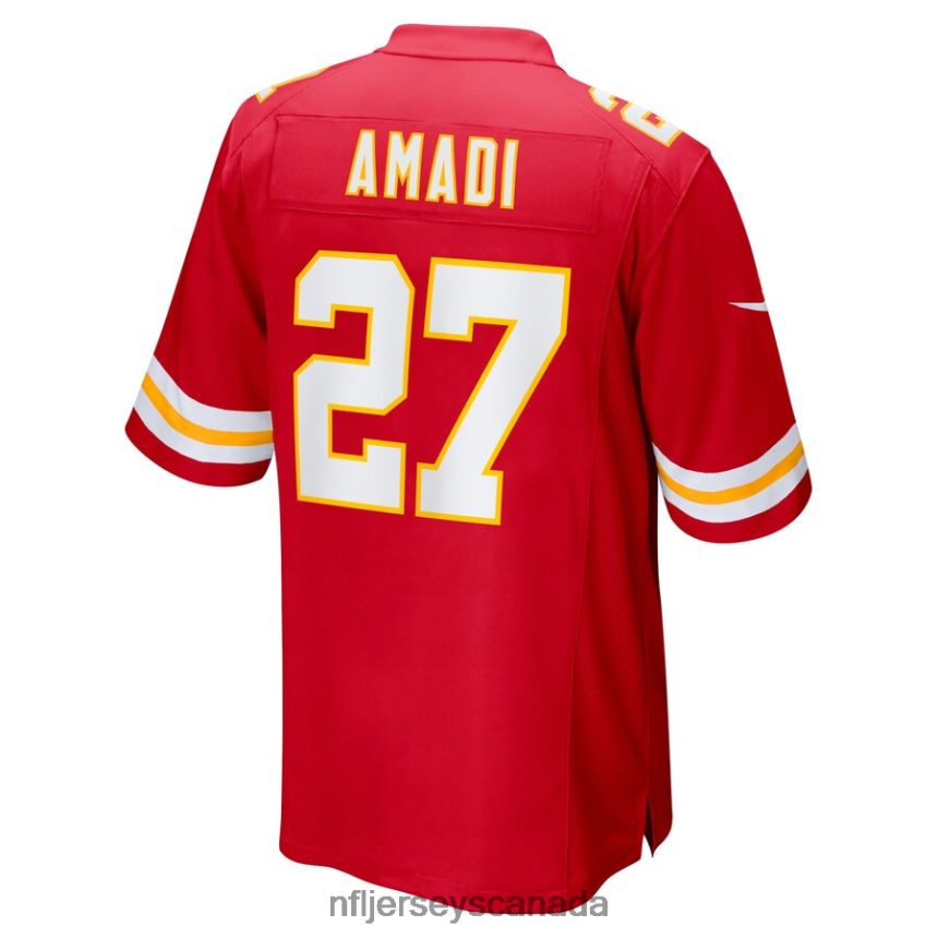 Men Kansas City Chiefs Ugo Amadi Nike Red Home Game Player Jersey Clothing NFL TBXFR65854