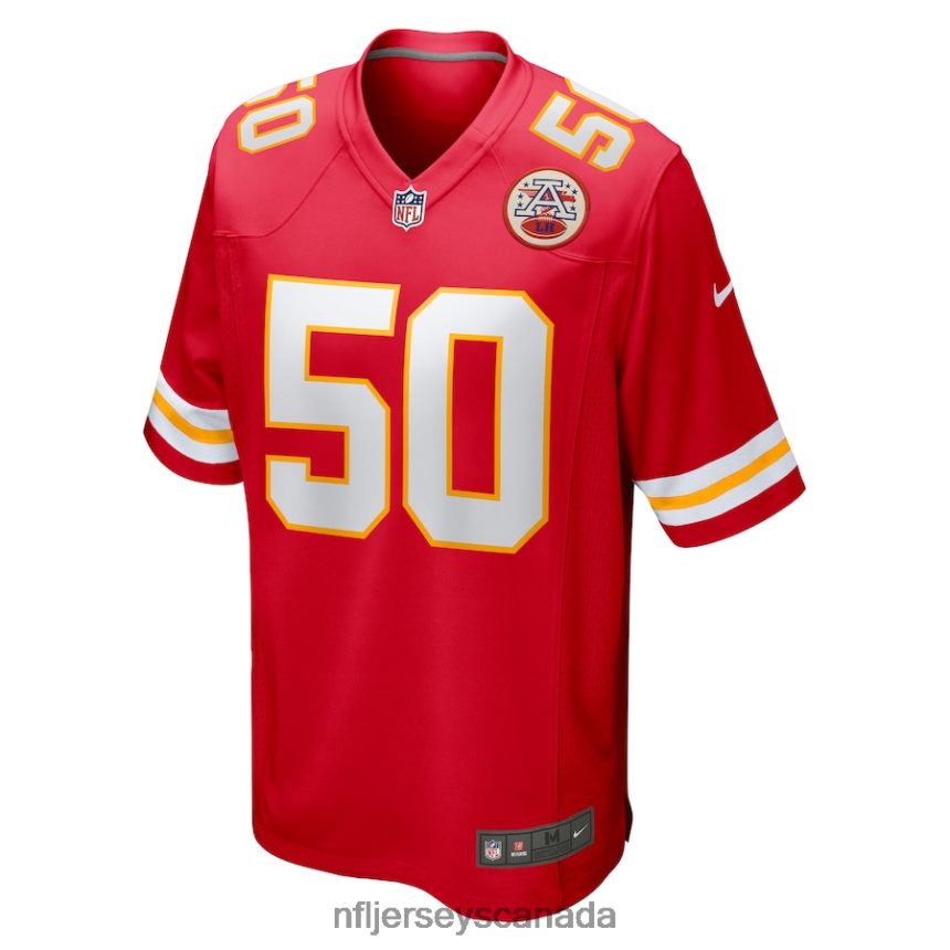 Men Kansas City Chiefs Willie Gay Nike Red Game Jersey Clothing NFL TBXFR6414