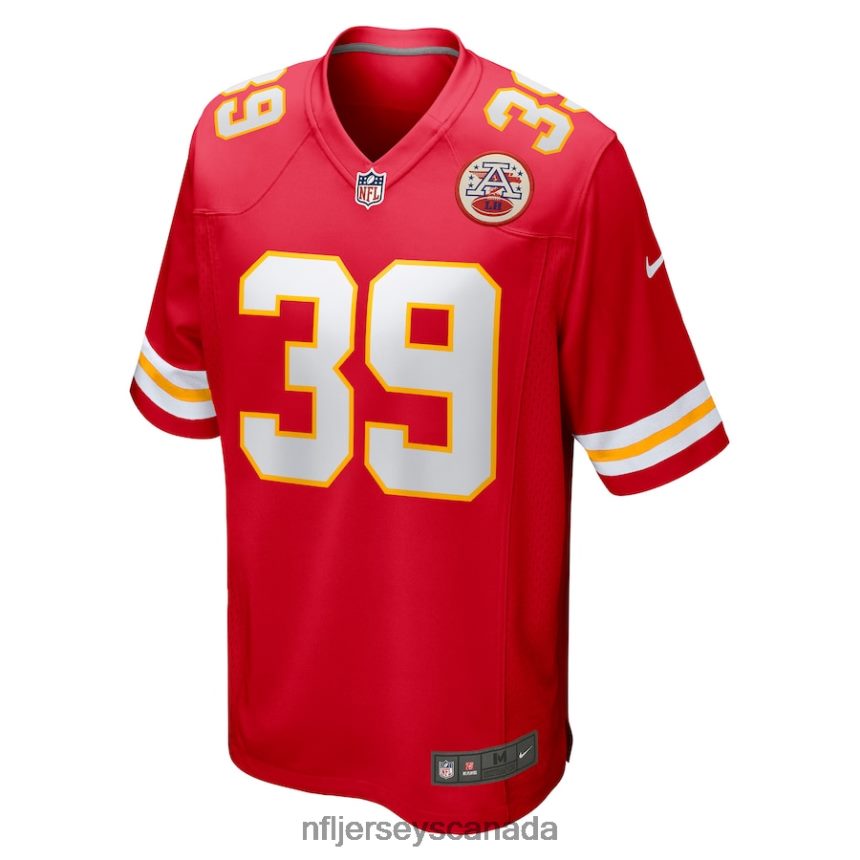 Men Kansas City Chiefs Zayne Anderson Nike Red Player Game Jersey Clothing NFL TBXFR63260