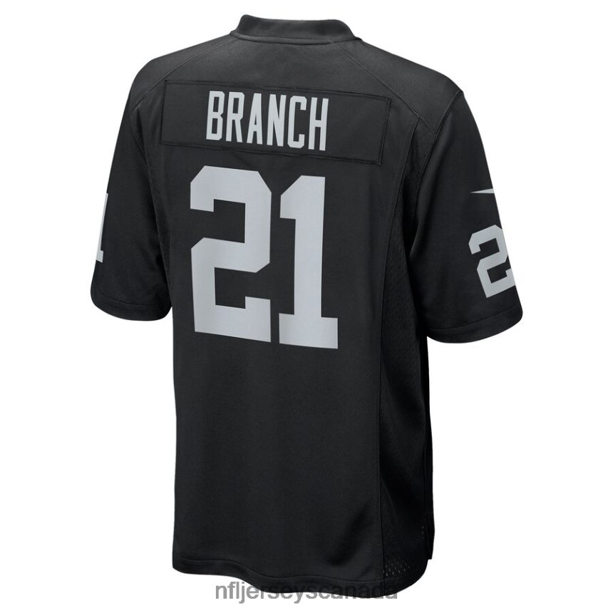 Men Las Vegas Raiders Cliff Branch Nike Black Retired Player Game Jersey Clothing NFL TBXFR61128