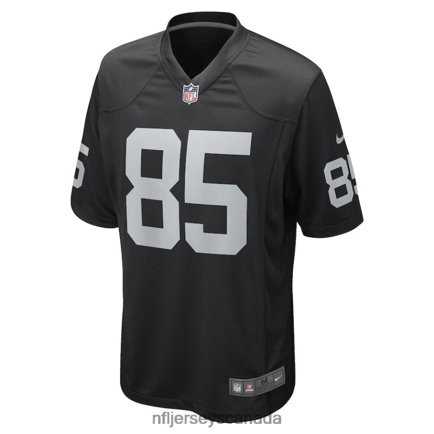 Men Las Vegas Raiders Cole Fotheringham Nike Black Game Player Jersey Clothing NFL TBXFR65340