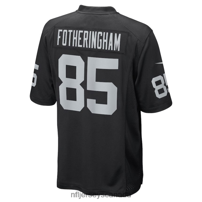 Men Las Vegas Raiders Cole Fotheringham Nike Black Game Player Jersey Clothing NFL TBXFR65340