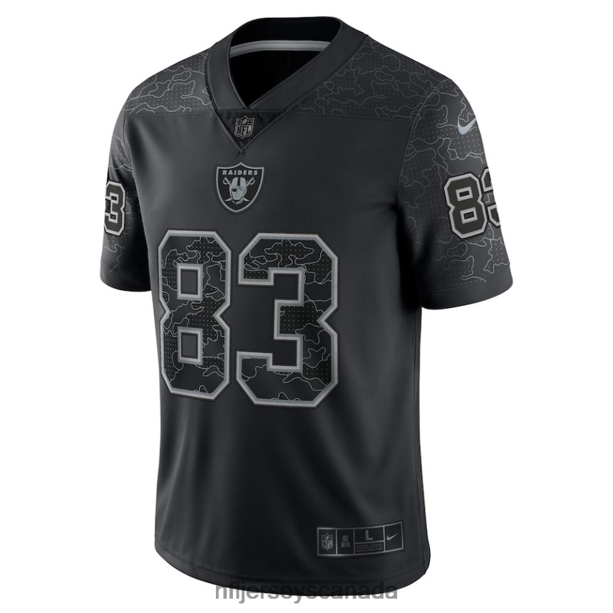 Men Las Vegas Raiders Darren Waller Nike Black RFLCTV Limited Jersey Clothing NFL TBXFR6441