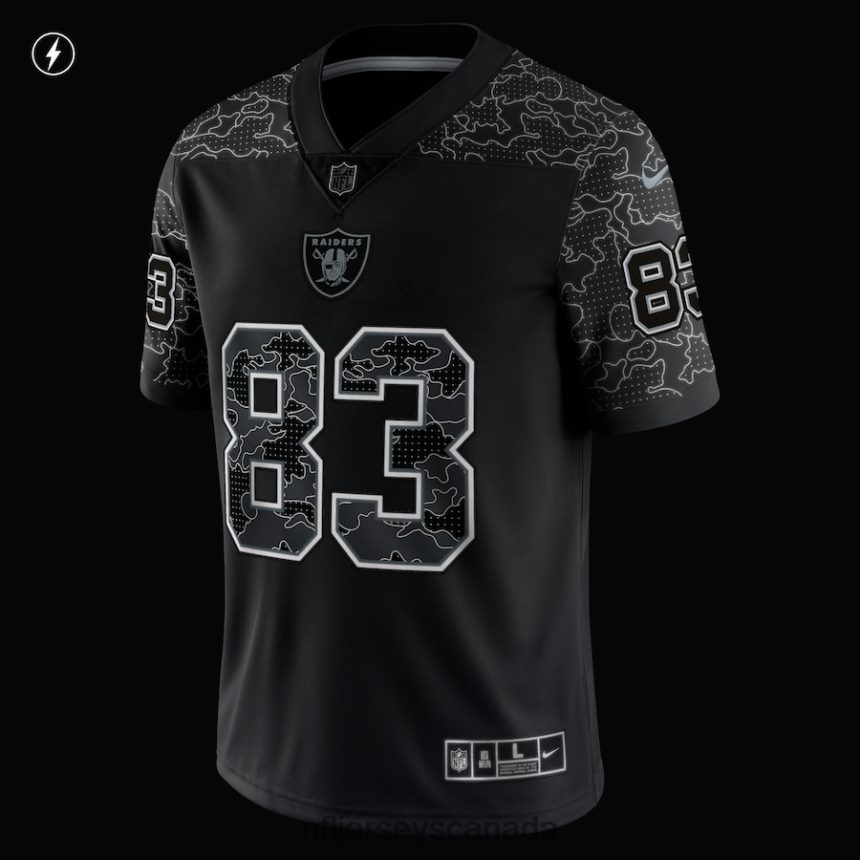 Men Las Vegas Raiders Darren Waller Nike Black RFLCTV Limited Jersey Clothing NFL TBXFR6441
