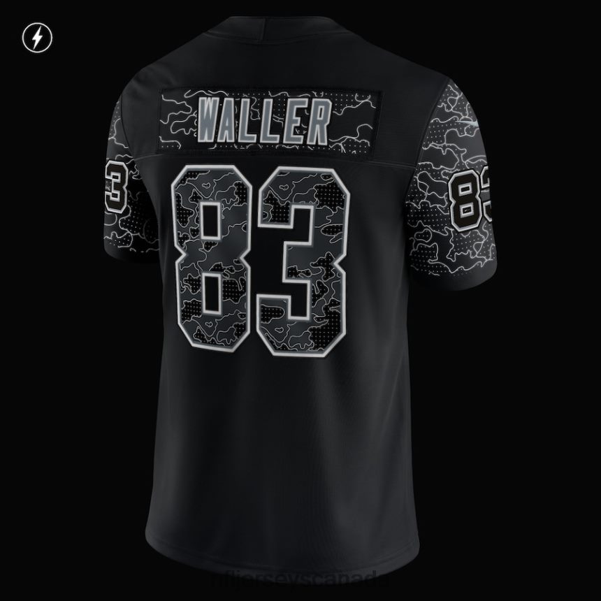 Men Las Vegas Raiders Darren Waller Nike Black RFLCTV Limited Jersey Clothing NFL TBXFR6441