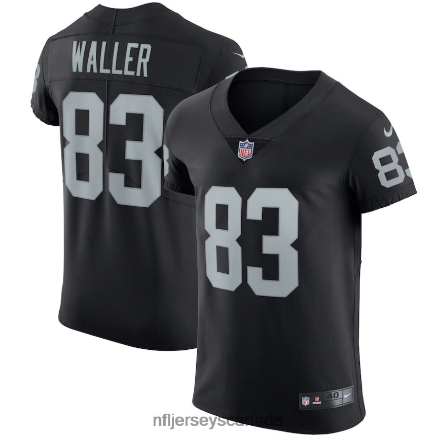 Men Las Vegas Raiders Darren Waller Nike Black Vapor Elite Jersey Clothing NFL TBXFR63027