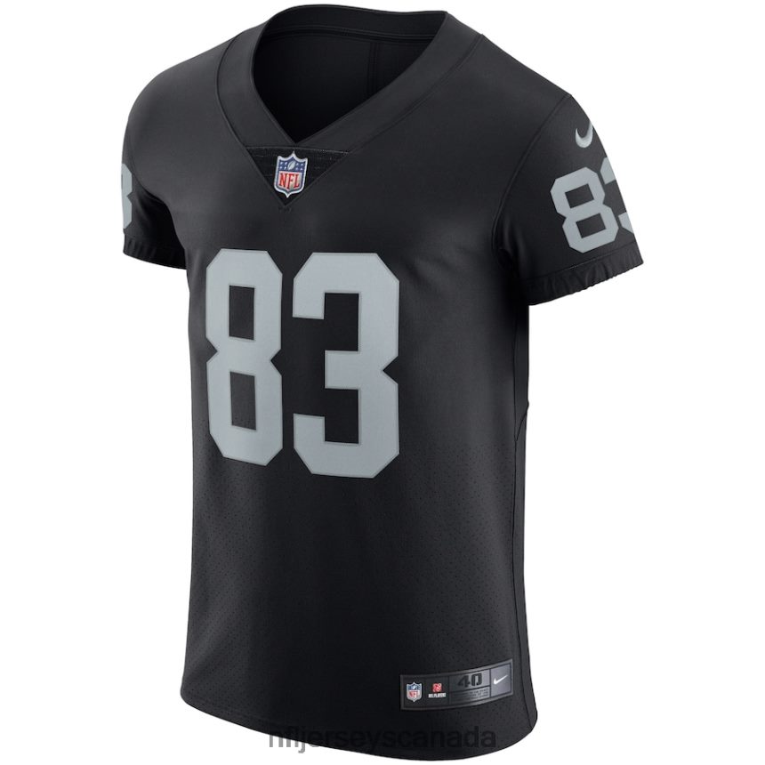 Men Las Vegas Raiders Darren Waller Nike Black Vapor Elite Jersey Clothing NFL TBXFR63027